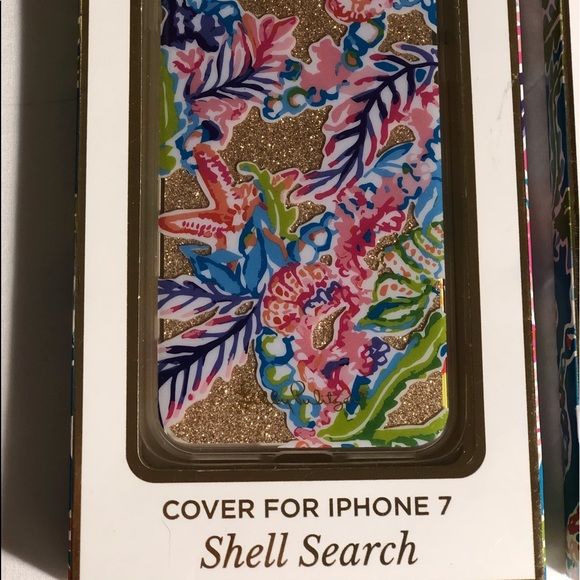 🍃🌸 Lilly Pulitzer Glitter iphone 7 case 🌸🍃 - Picture 2 of 8